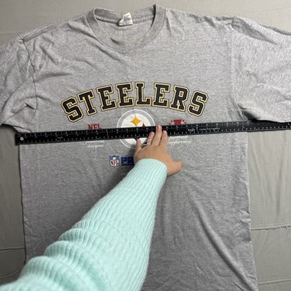 Vtg 90s Starter NFL Pro Line Mens L Spell Out Pittsburgh Steelers T-Shirt USA - Picture 4 of 5